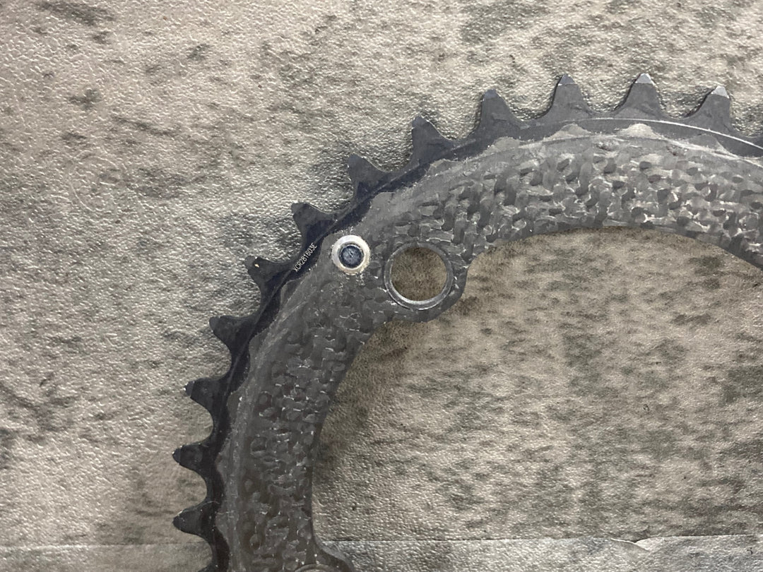 KN571 カーボンティーアイ CARBON-TI X-CarboRing 107PCD X-AXS 4arm インナーチェーンリング 37T