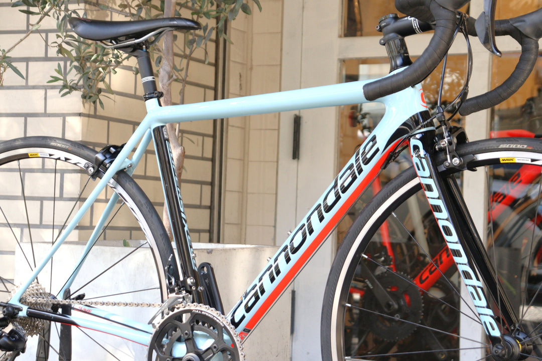 キャノンデール Cannondale スーパーシックスエボ SUPERSIX EVO 2017モデル 50サイズ シマノ 105 5800 MIX 11S カーボン ロードバイク 【横浜店】
