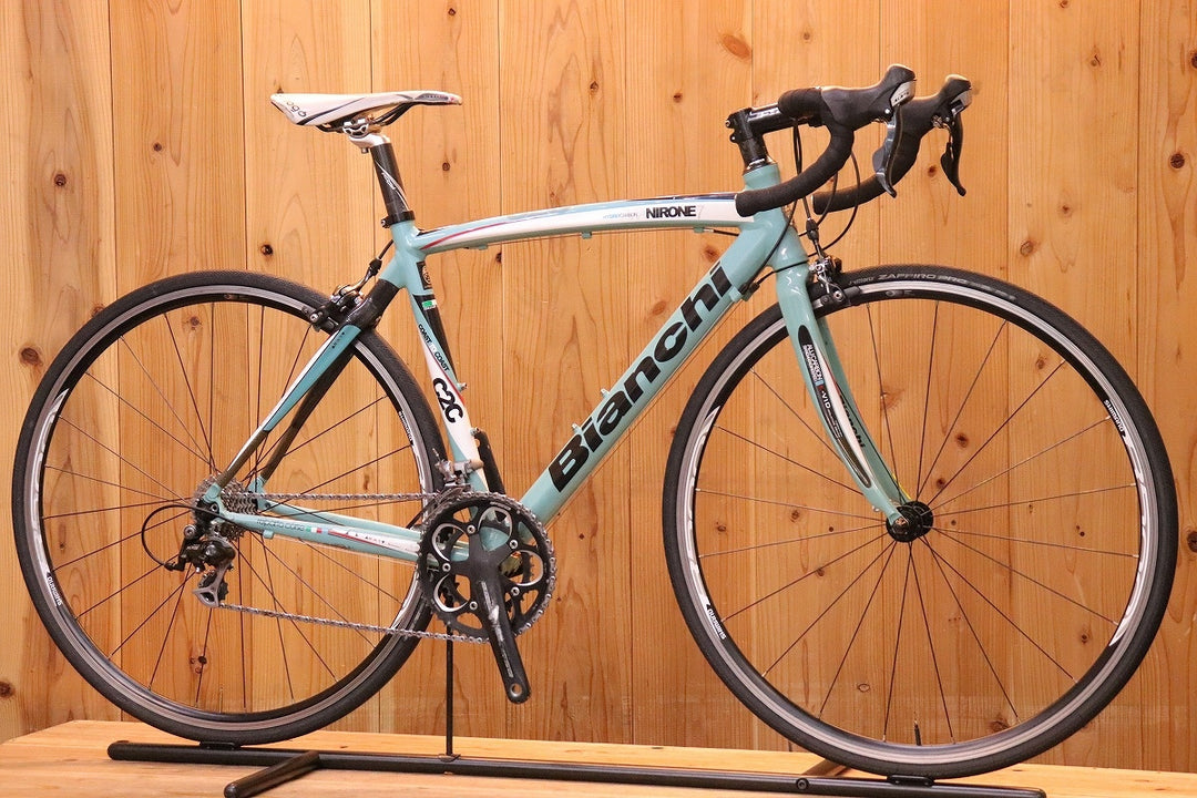 ビアンキ BIANCHI ヴィアニローネ VIA NIRONE 7 2010年頃 53サイズ シマノ 105 5600 MIX 10S アルミ カーボンバック ロードバイク 【芦屋店】