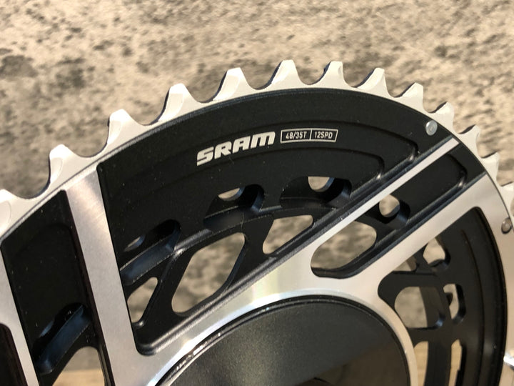 JF466 スラム SRAM RED AXS E1 SRAM Red AXS Power Meter Kit 2x E1 チェーンリング 48/35T 12S