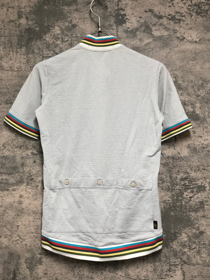 KM453 カペルミュール KAPELMUUR 半袖 サイクルジャージ グレー XS