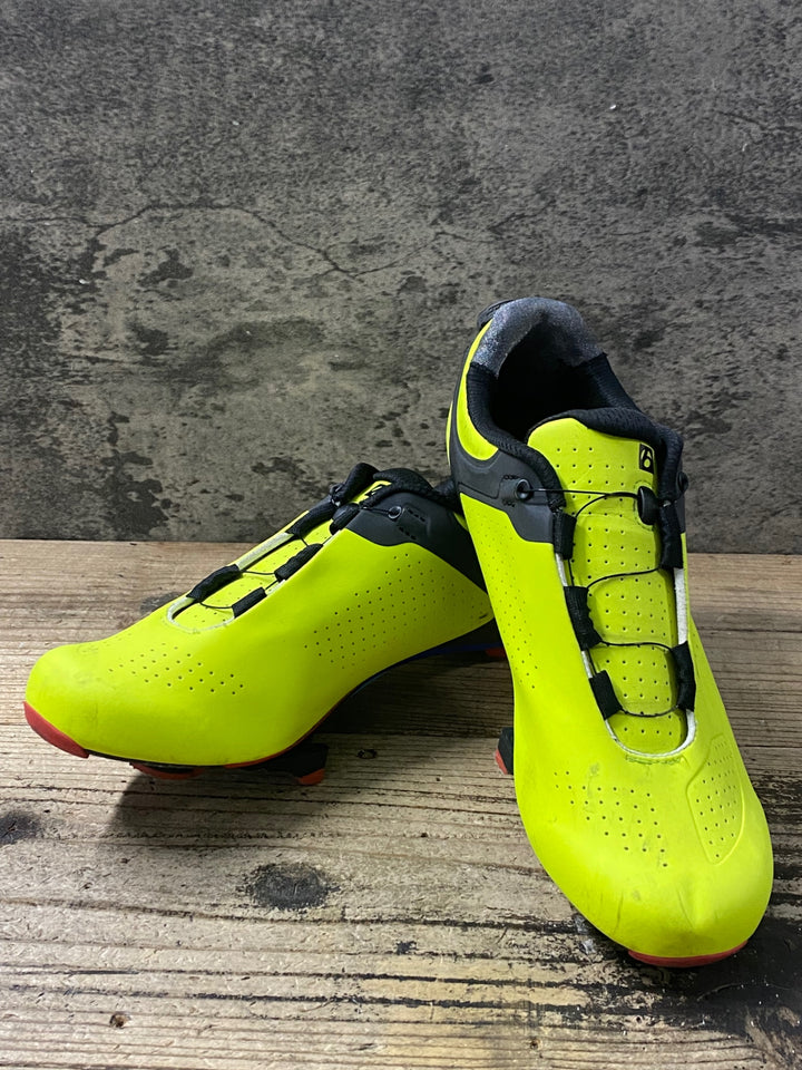 KK644 ボントレガー BONTRAGER BALLISTA ビンディングシューズ SPD-SL EU42 黄 ※ソール傷