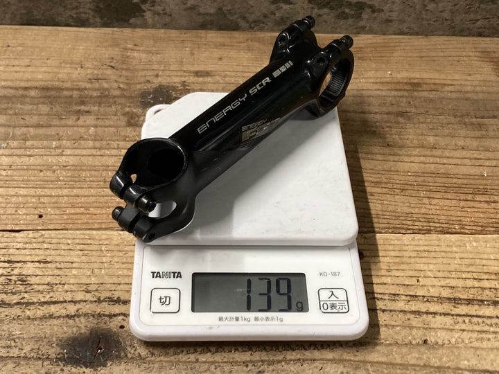 KA657 FSA ENERGY SCR アルミ ステム 黒 130mm Φ31.8 OS 6°