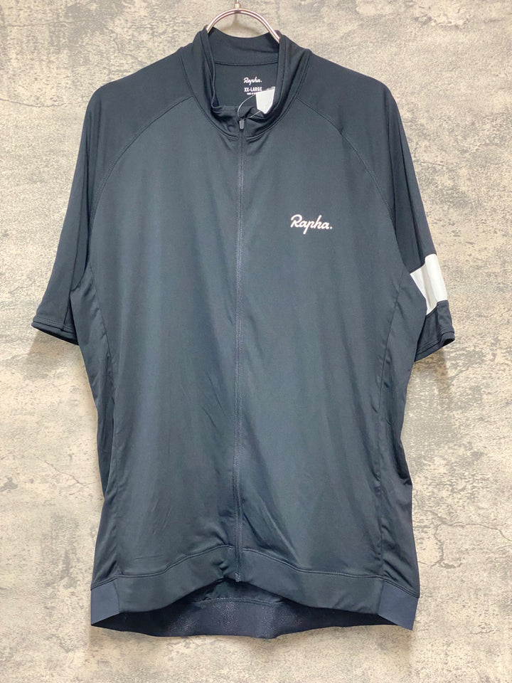 KC666 ラファ Rapha CORE JERSEY 半袖 サイクルジャージ 黒 XXL