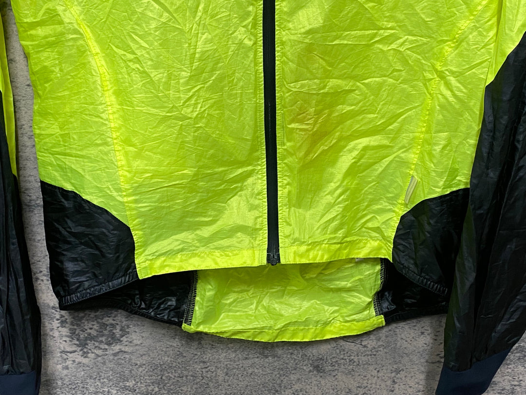 JW565 パールイズミ PEARL iZUMi 長袖 ウィンドブレーカー 黄 L