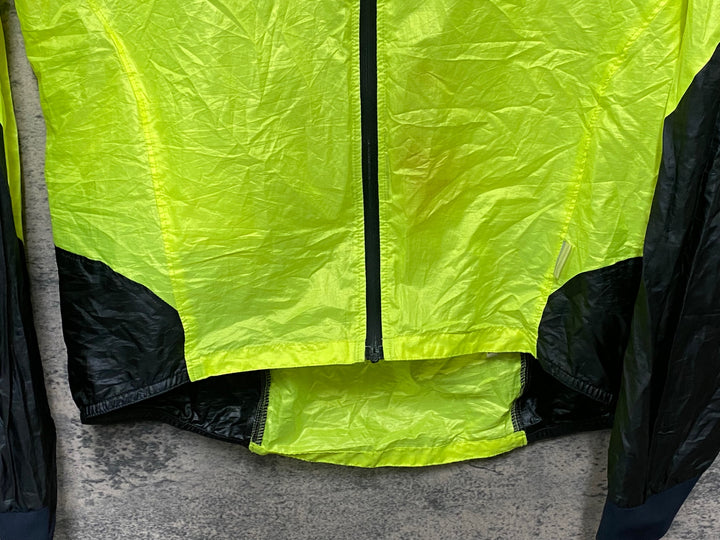 JW565 パールイズミ PEARL iZUMi 長袖 ウィンドブレーカー 黄 L