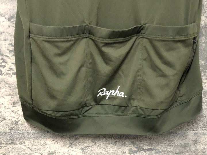JV868 ラファ Rapha CORE JERSEY 半袖 サイクルジャージ オリーブ XL