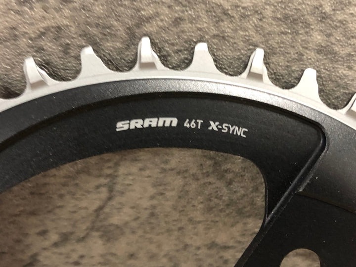 KE664 スラム SRAM X-SYNC チェーンリング 46T ナローワイド 4H