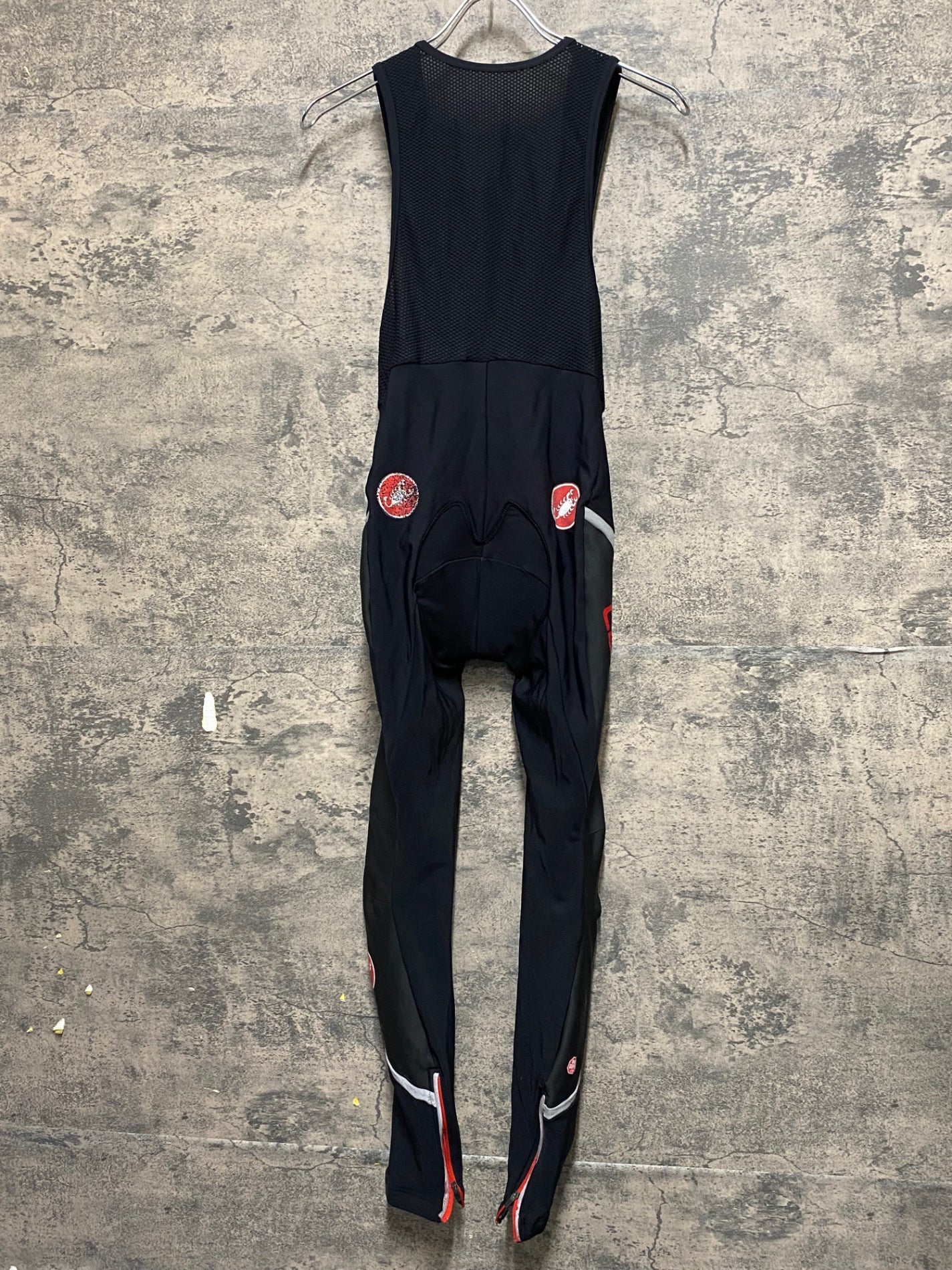 KP752 カステリ CASTELLI ビブタイツ 黒 S 裏起毛 ※ロゴの割れ – BICI
