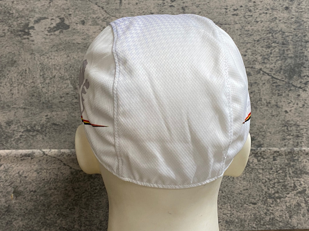 KM243 リオンドカペルミュール Lion de KAPELMUUR サイクルキャップ 白 ONE SIZE