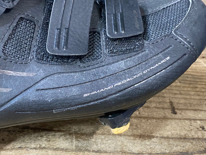 JX957 シマノ SHIMANO RP3 SH-RP300 ビンディングシューズ EU42 黒 3穴/2穴