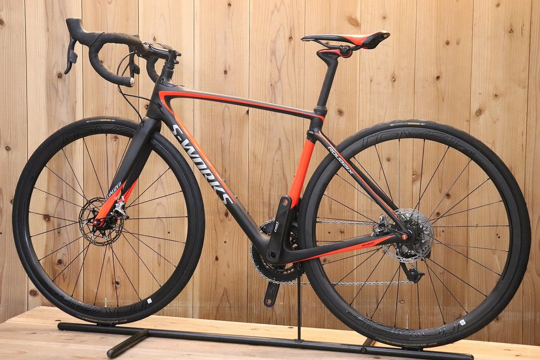 スペシャライズド SPECIALIZED エスワークス ルーベ S-WORKS ROUBAIX DISC 2018年モデル 52サイズ スラム レッド E-TAP HRD 11S カーボン ロードバイク 【芦屋店】