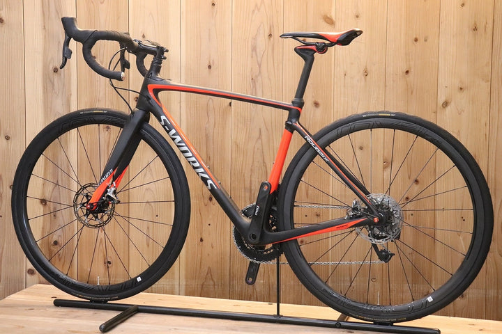 スペシャライズド SPECIALIZED エスワークス ルーベ S-WORKS ROUBAIX DISC 2018年モデル 52サイズ スラム レッド E-TAP HRD 11S カーボン ロードバイク 【芦屋店】