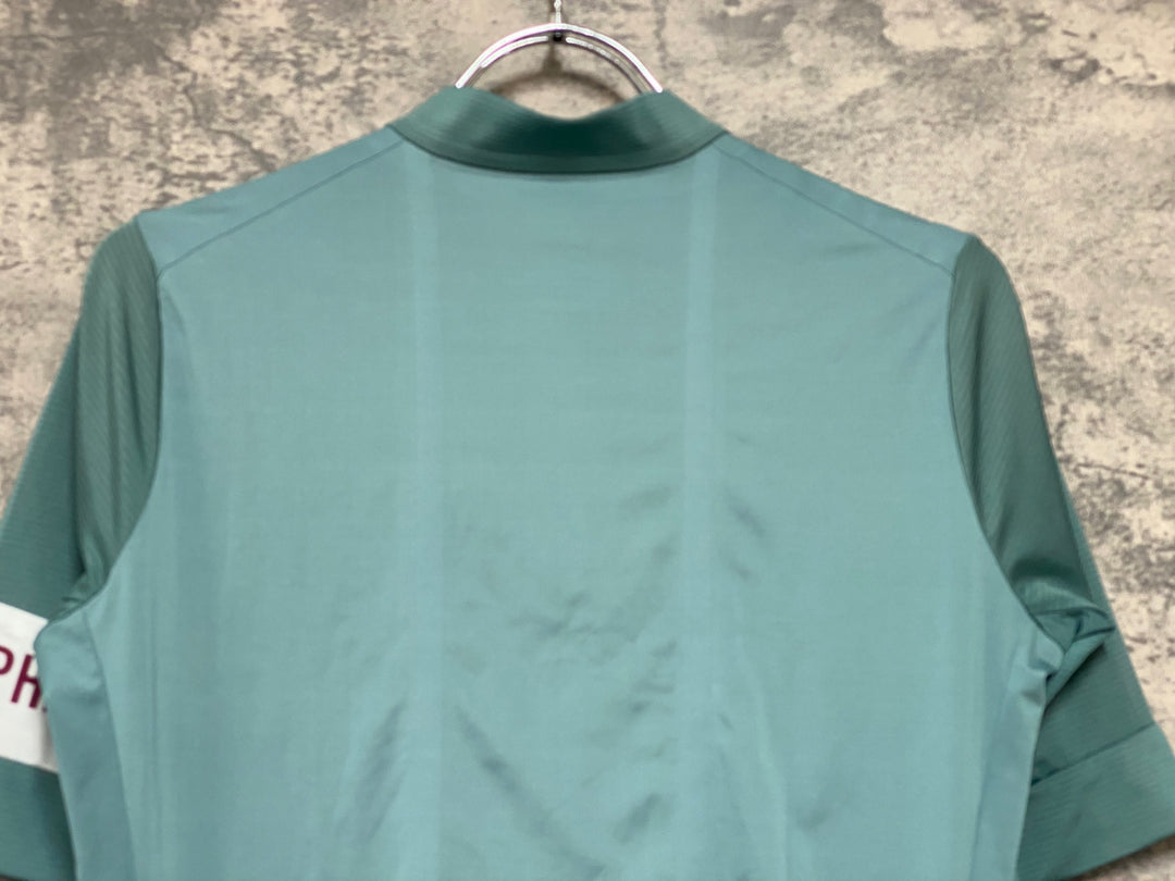 JD884 ラファ Rapha PRO TEAM JERSEY 半袖 サイクルジャージ S 薄緑