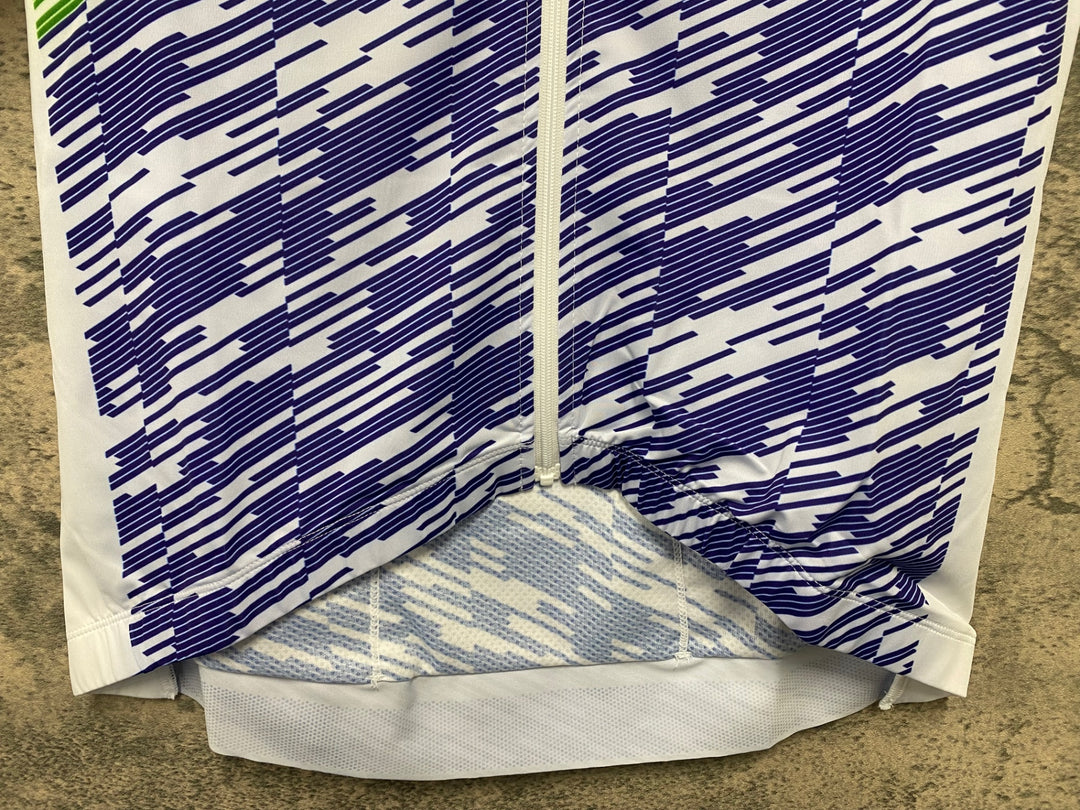 JV981 レリック reric Flash Aero Jersey 半袖サイクルジャージ 白 L