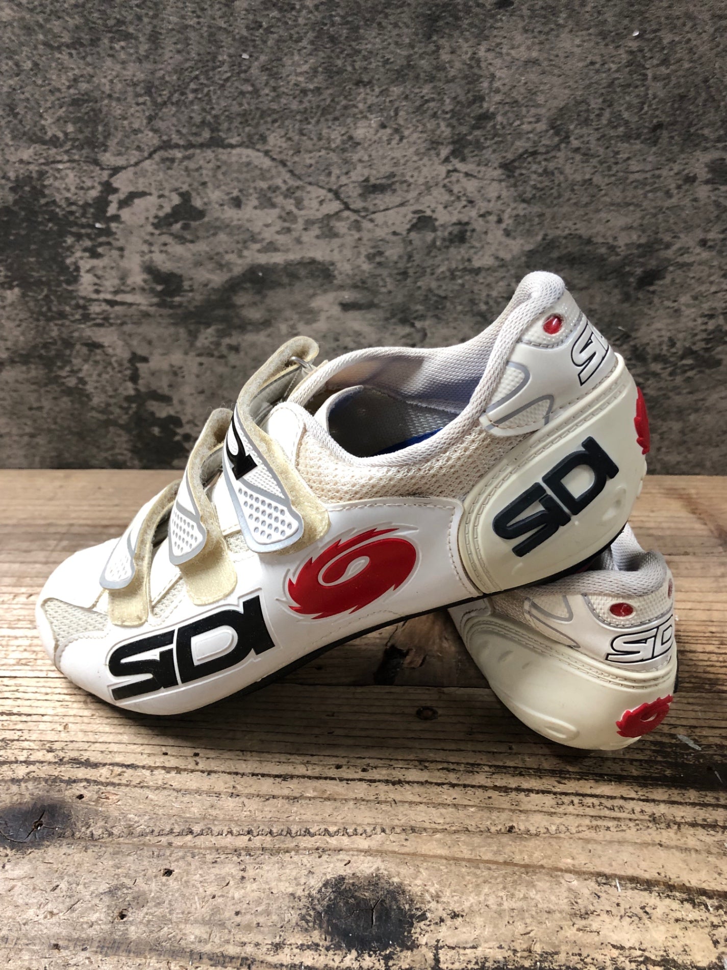 JT867 シディ SIDI GENIUS 7 ビンディングシューズ 白 EU42 ※日焼け
