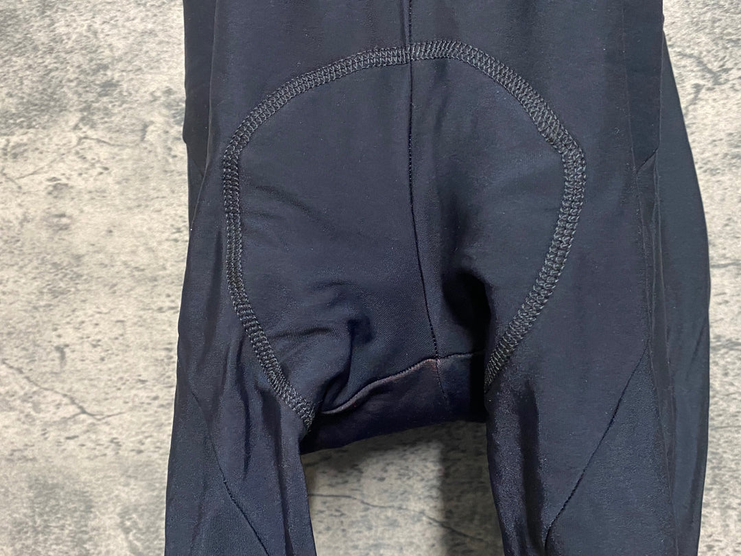 KB267 カステリ CASTELLI ロッソコルサ ROSSO CORSA ビブタイツ 黒 S ※擦れ,ロゴヒビ