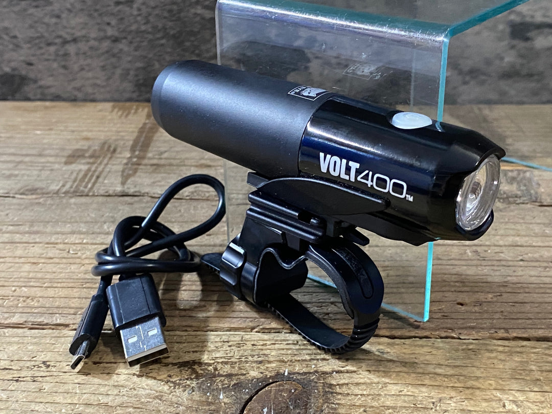 KP739 キャットアイ CATEYE ボルト VOLT400 HL-EL461RC フロント ライト LED 点灯確認済