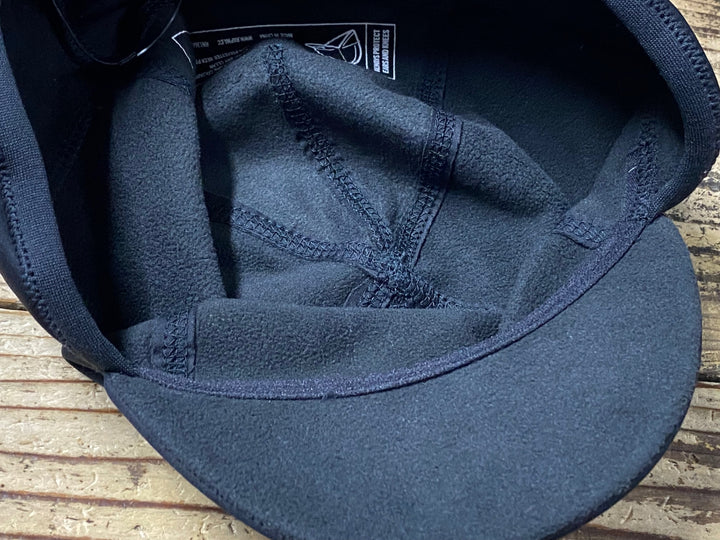 KI008 ラファ Rapha PRO TEAM WINTER HAT サイクルキャップ 黒 フリーサイズ 裏起毛