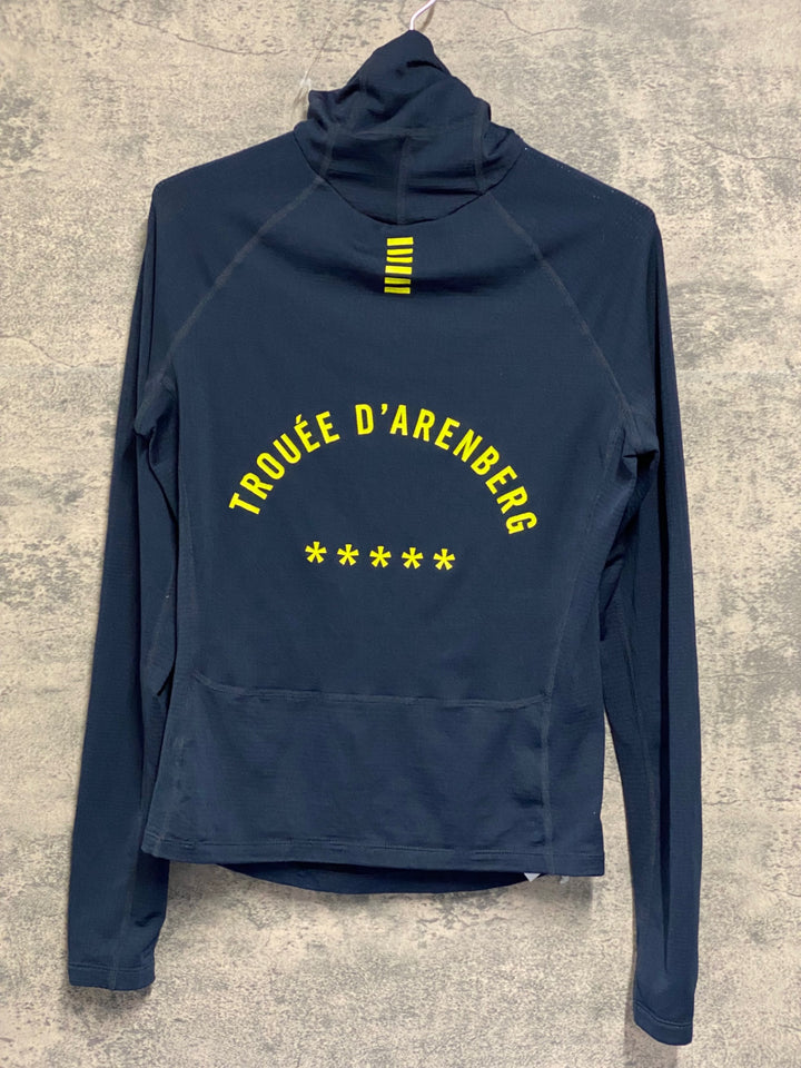 JV272 ラファ Rapha PRO TEAM THERMAL BASE LAYER 長袖 ベースレイヤー 濃紺 M 裏起毛