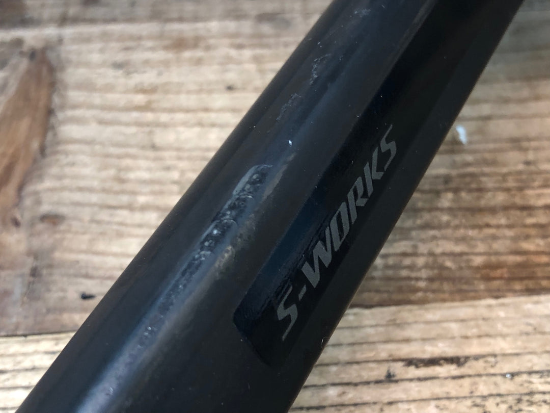 IN009 スペシャライズド SPECIALIZED S-WORKS SHIV DISC カーボン シートポスト カット済 280mm SB0mm ヤグラ欠品 ※過剰固定クラックの為ジャンク
