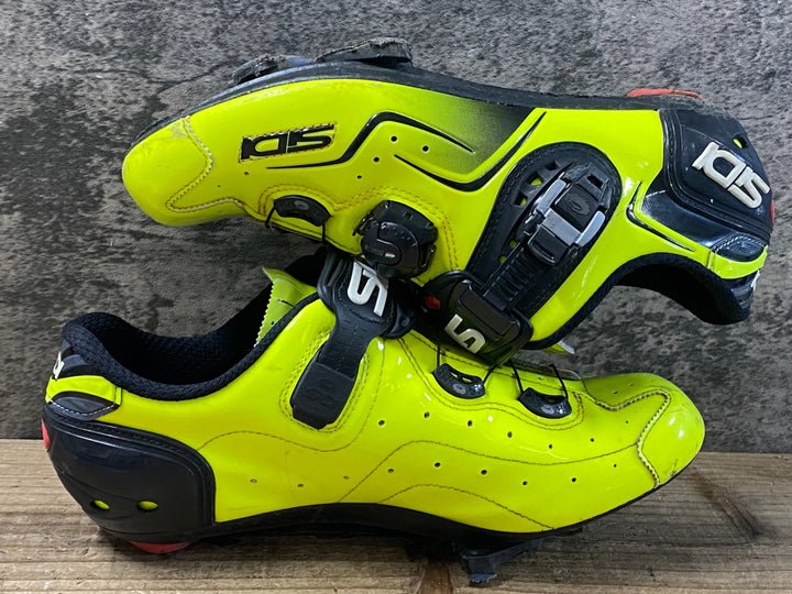 KF664 シディ SIDI カオス KAOS ビンディングシューズ 3穴 黄色 EU43