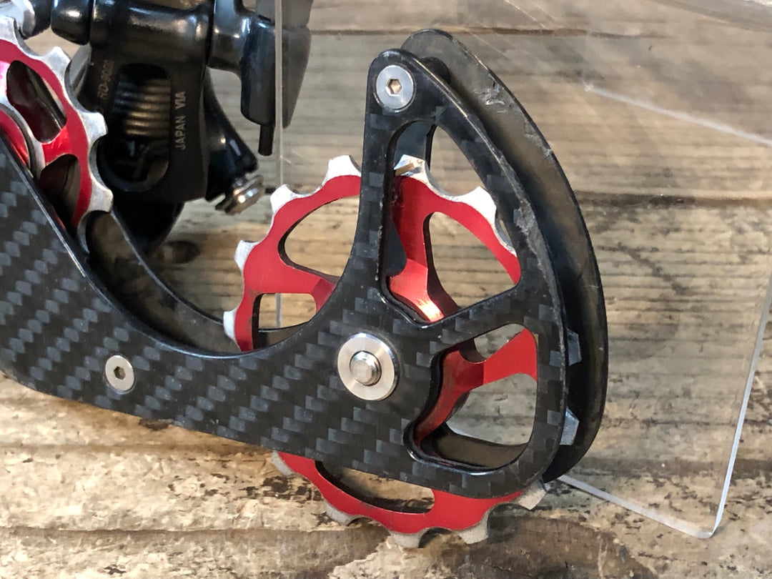 JU092 シマノ SHIMANO デュラエース DURA-ACE RD-9000 リアディレイラー 1S CDJ プーリー付属 ※プレート欠品、ガイドプーリージャンク