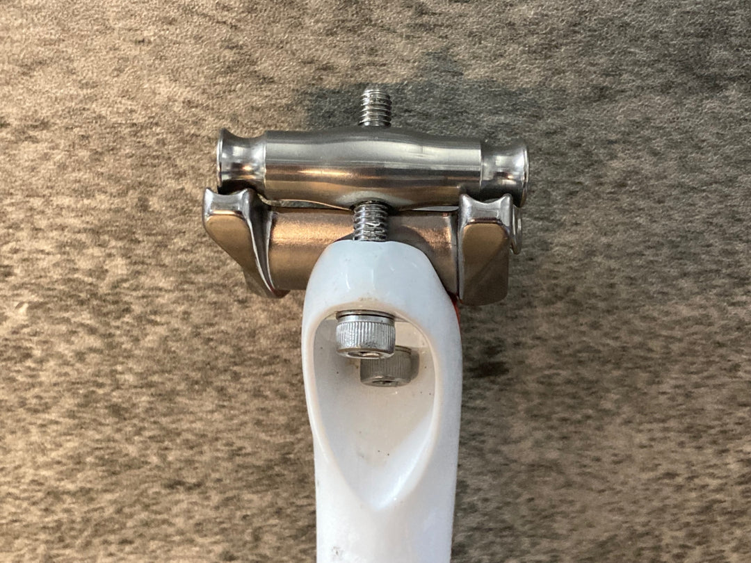 JQ258 デダ Deda ZERO 100 SERVIZIO CORSE アルミ シートポスト 280mm Φ27.2 黒白