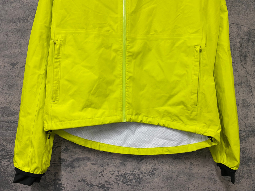 JE919 ラファ RAPHA HOODED COMMUTER サイクルジャケット M ネオンイエロー