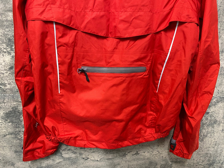 KD872 dhb 長袖 レインジャケット 赤 M