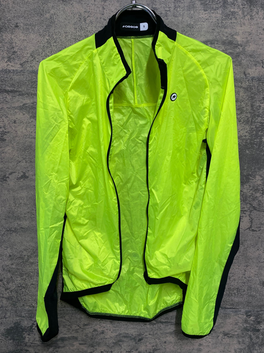 JT118 アソス assos MILLE GT WIND JACKET C2 長袖 ウィンドブレーカー S ※ファスナー破損