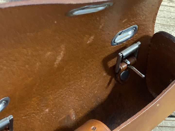 KJ649 ブルックス BROOKS ツールバッグ TOOL BAG サドルバッグ ブラウン レザー ※シミ汚れあり