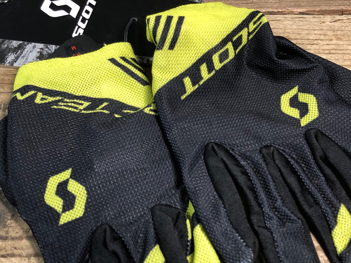 JT330 スコット SCOTT 長指グローブ 黒黄 M