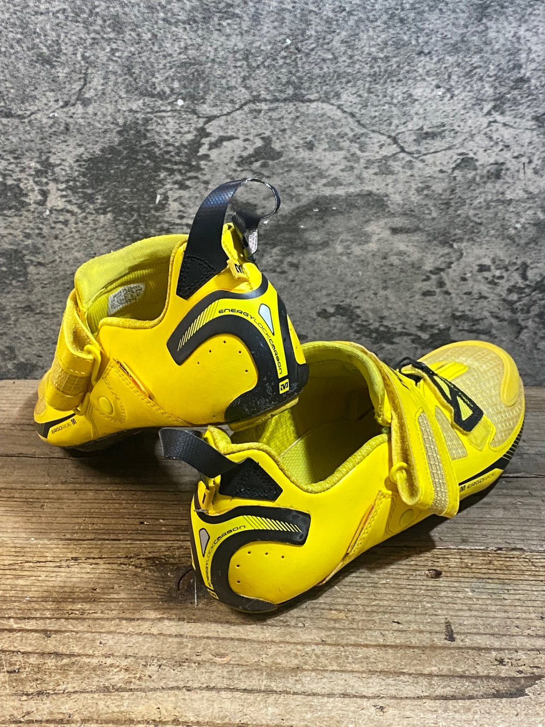 KC521 マヴィック MAVIC TRI HELIUM ビンディングシューズ 黄色 EU42 2/3