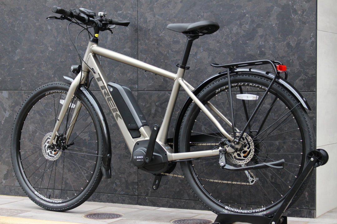 【店頭受け取り限定】トレック TREK VERVE＋2 2021年 Mサイズ シマノ アリビオ M3100 MIX 9S アルミ クロスバイク E-BIKE 【福岡店】