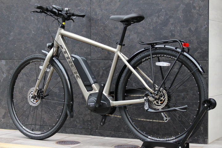 【店頭受け取り限定】トレック TREK VERVE＋2 2021年 Mサイズ シマノ アリビオ M3100 MIX 9S アルミ クロスバイク E-BIKE 【福岡店】