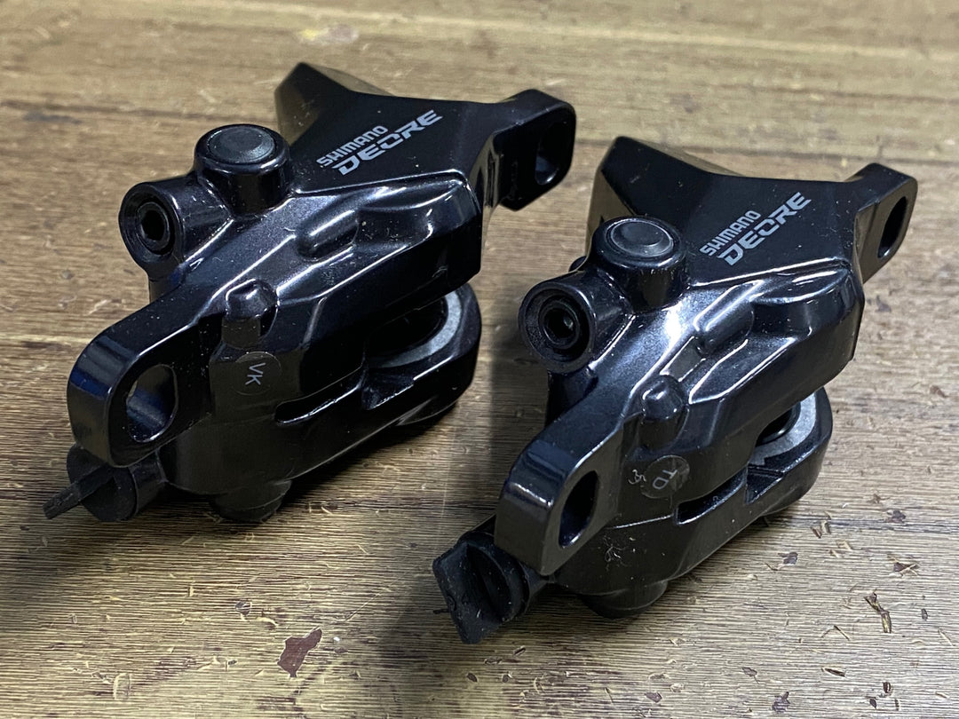 KO378 シマノ SHIMANO デオーレ DEORE BR-M6100 ディスクブレーキキャリパー 前後セット