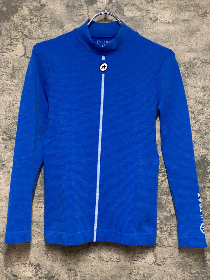 KQ167 アソス ASSOS CLIMA CODE 3/3 ULTRAZ WINTER LS SKIN LAYER P1 長袖 ベースレイヤー インナー 青 M
