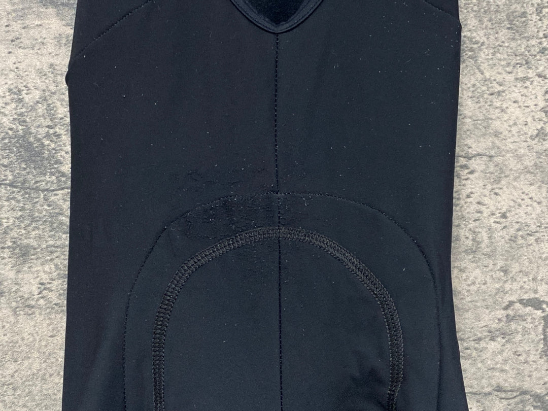 KI533 カステリ CASTELLI ビブタイツ 黒 S 裏起毛 ※スレ ロゴハゲ ほつれ