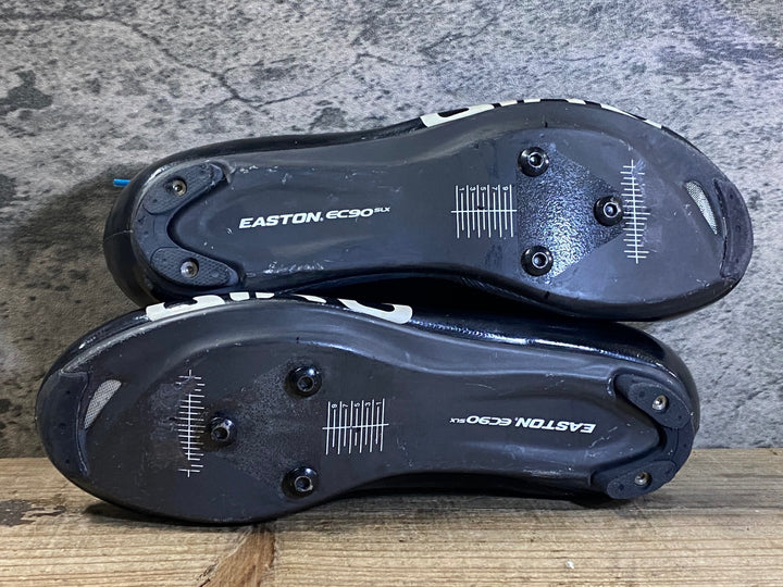 JO619 ジロ GIRO EMPIRE SLX ビンディングシューズ 3穴 レース 黒 EU40.5 EASTON EC90