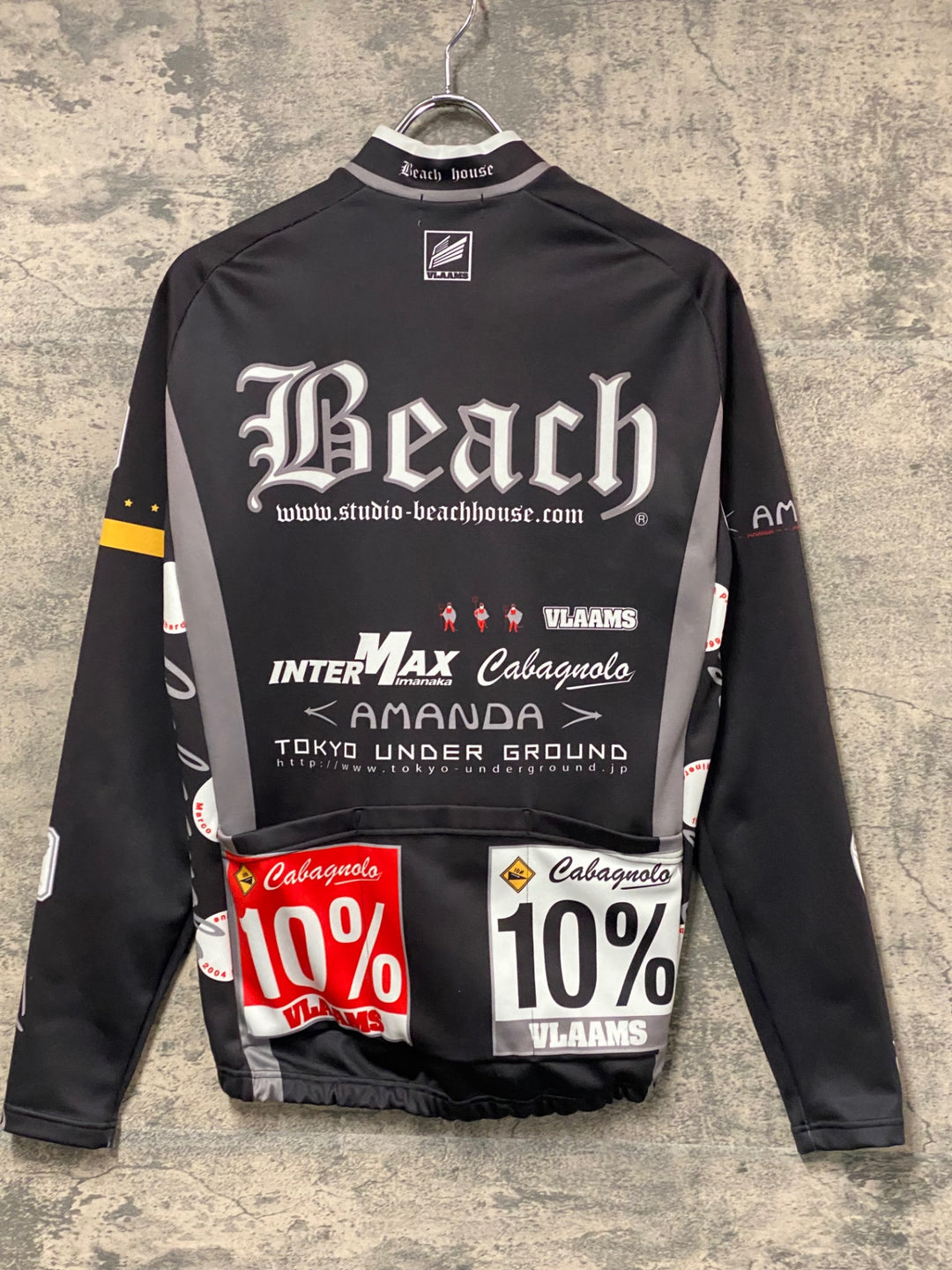 JT526 パールイズミ PEARL iZUMi 長袖 サイクルジャージ 黒 M 裏起毛