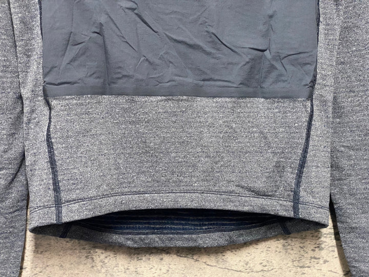 KM721 パスノーマルスタジオ PAS NORMAL STUDIOS LONG SLEEVE WINDPROOF BASE LAYER 長袖 ベースレイヤー 紺 S POLARTEC