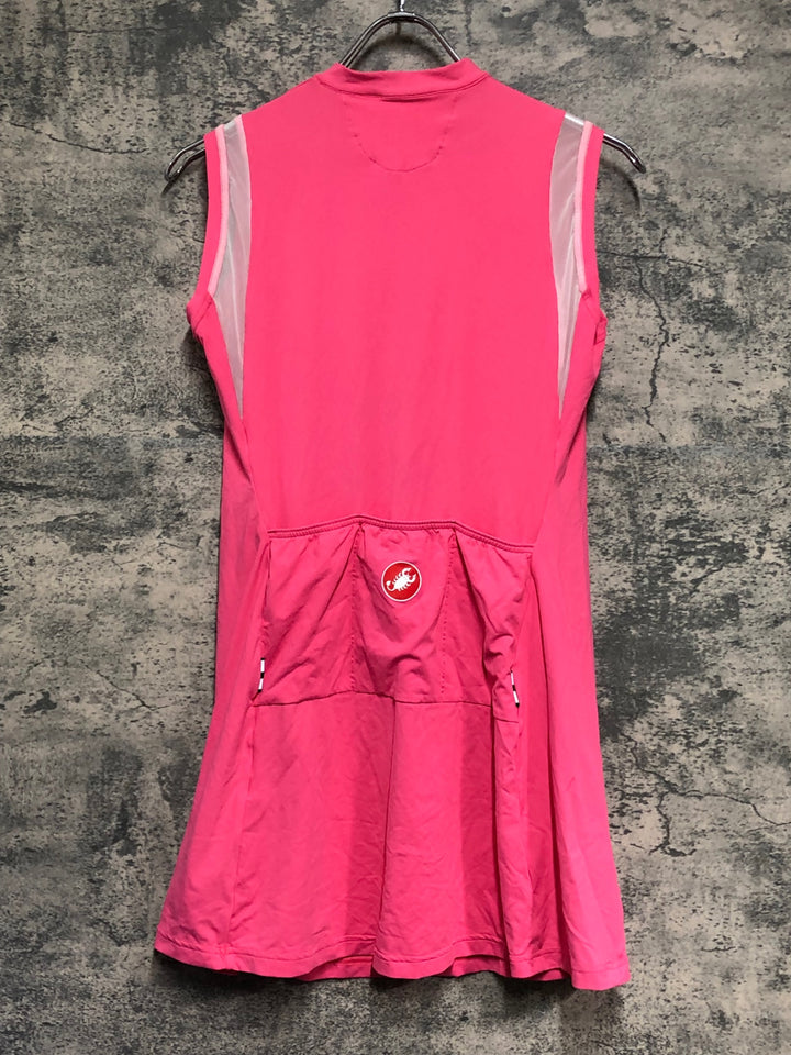 JZ886 カステリ CASTELLI Cycling Dress ピンク M レディース