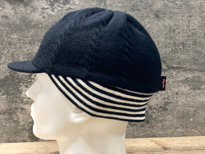 KP529 ラファ Rapha ニット サイクルキャップ 黒 F