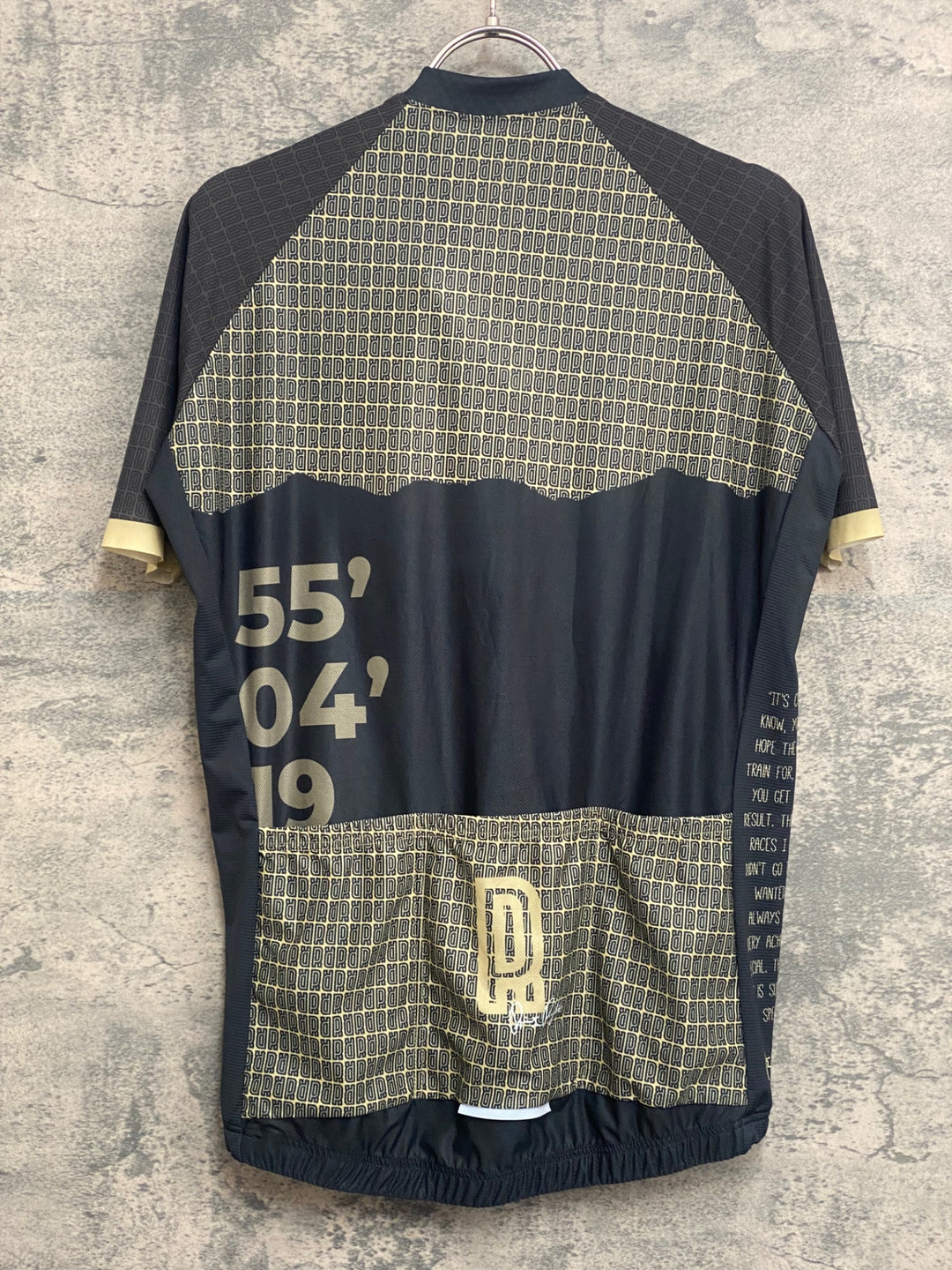 JN356 primoz roglic Cycling Jersey Tokyo Gold 半袖 サイクルジャージ 総柄 M