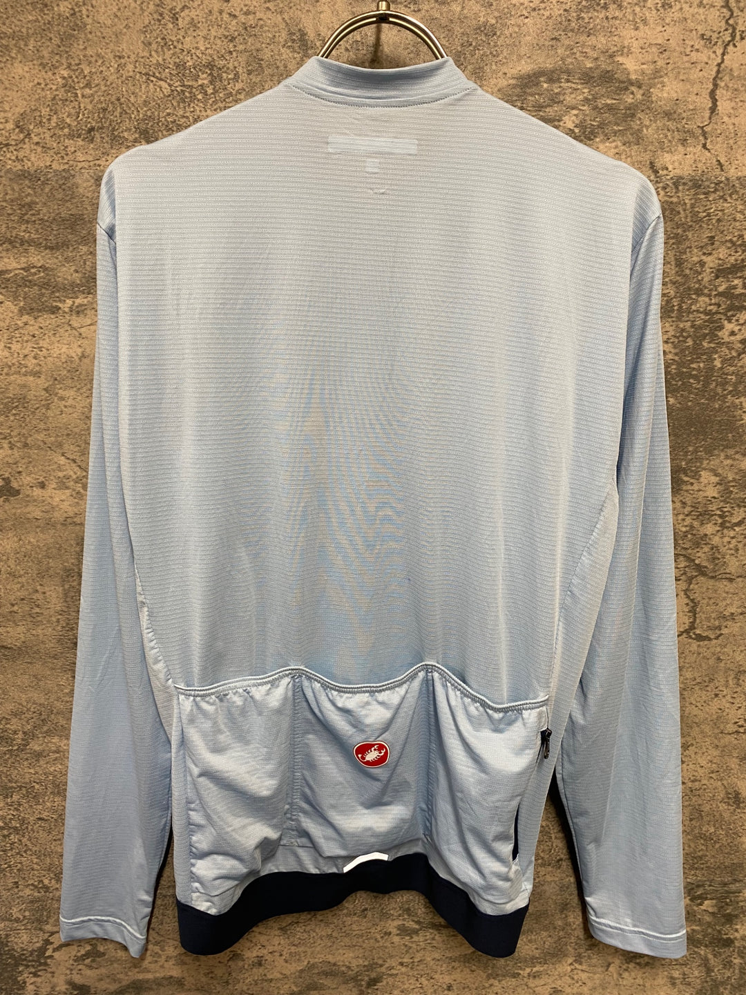 KC013 カステリ CASTELLI 長袖 サイクルジャージ 水色 L