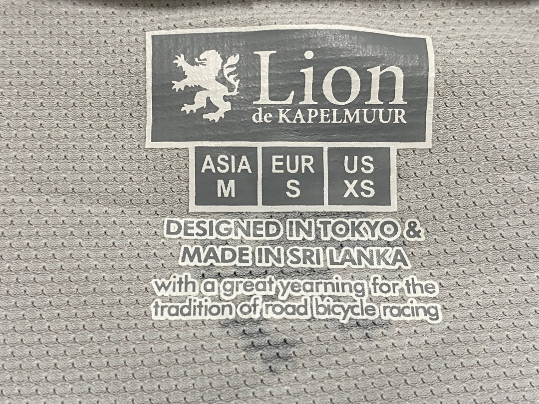JT117 リオンドカペルミュール Lion de KAPELMUUR 半袖サイクルジャージ 白 カーゴ ASIA M