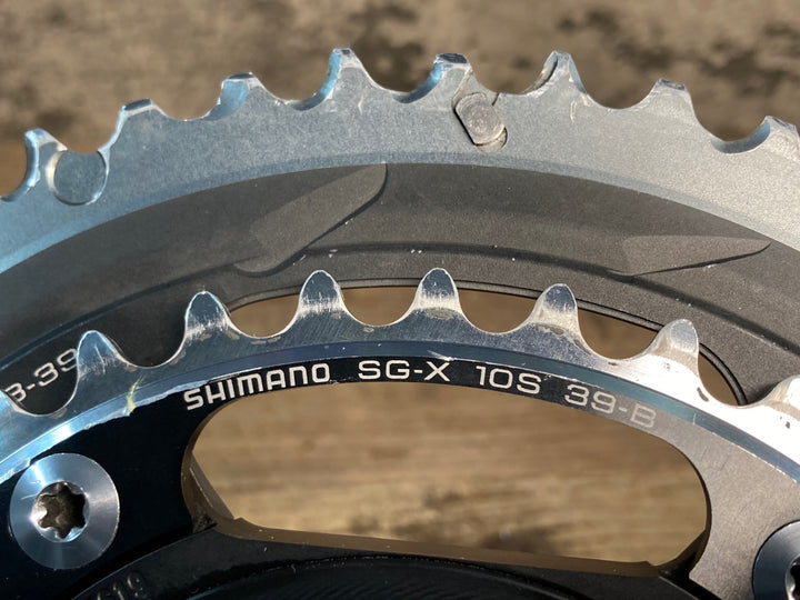 JL182 シマノ SHIMANO デュラエース DURA-ACE FC-7800 クランクセット 53/39T 172.5mm SRM 25TH パワーメーター付き ※接続未確認のためジャンク