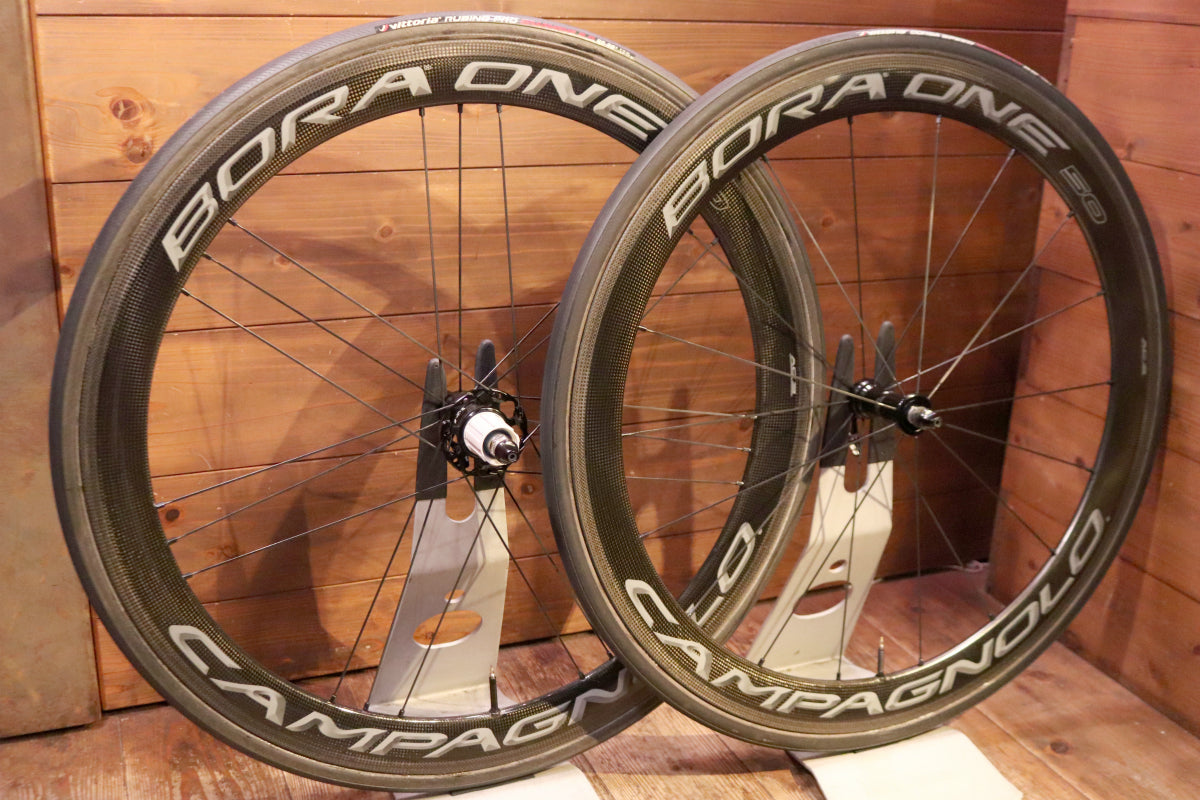 カンパニョーロ Campagnolo ボーラワン BORA ONE 50 AC3 カーボン チューブラー ホイールセット シマノ12S/11S  【南麻布店】