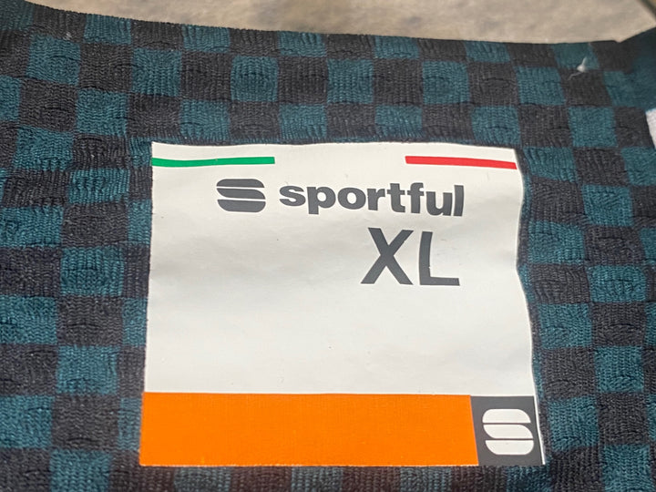JN355 スポーツフル sportful 半袖 サイクルジャージ 深緑 XL BORA